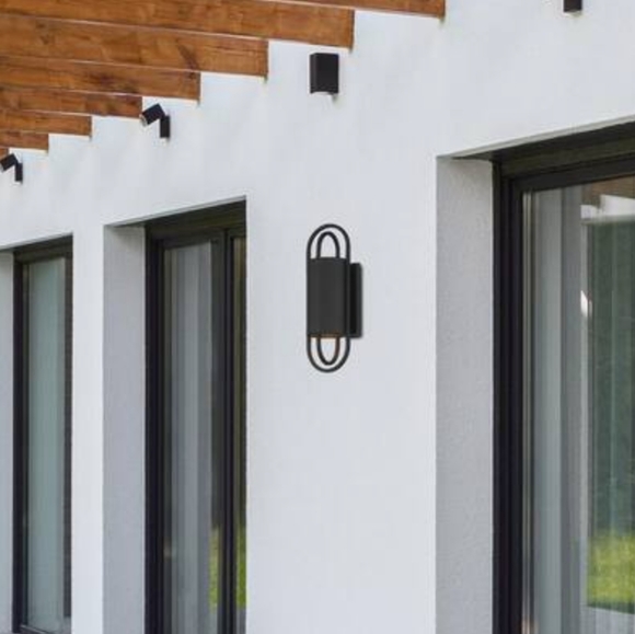 Designers Fountain Nightfall 1-Light Black Hardwired Outdoor Wall Lantern - Picture 4 of 6